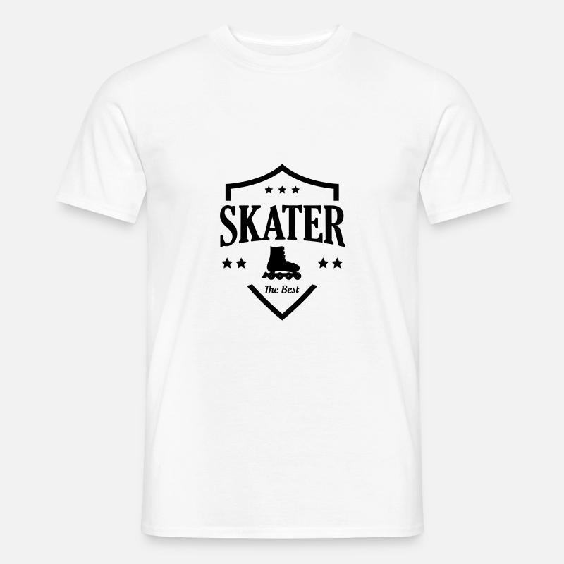 Roller Skates - Männer T-Shirt - Weiß