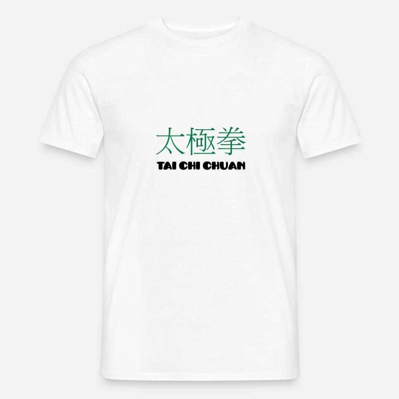 Tai chi chuan - Männer T-Shirt - Weiß