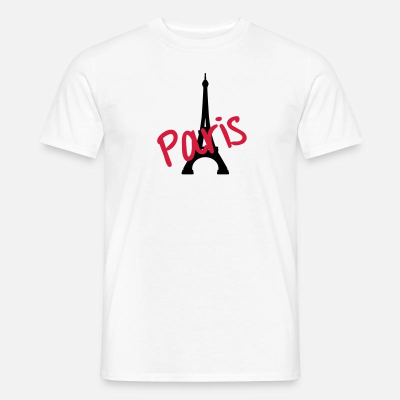 Paris - Männer T-Shirt - Weiß