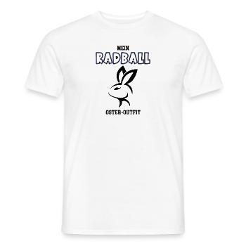 Radball Ostern Radballer Oster Outfit Spieler - Männer T-Shirt - Weiß - Vorne - AI Model Male 178 dark (178cm)