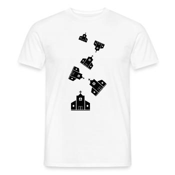 Kirche - Männer T-Shirt - Weiß - Vorne - AI Model Male 178 dark (178cm)