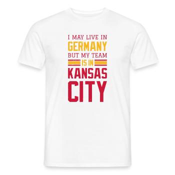 Kansas City - Männer T-Shirt - Weiß - Vorne - AI Model Male 178 dark (178cm)
