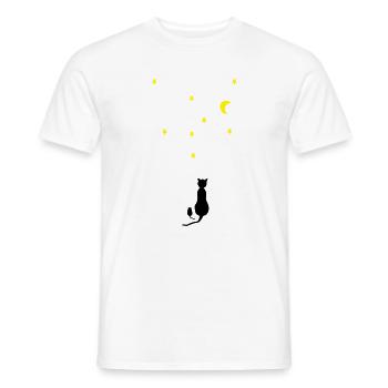 Cat and Mouse - Men's T-Shirt - white - Front - AI Model Male 178 dark (178cm)