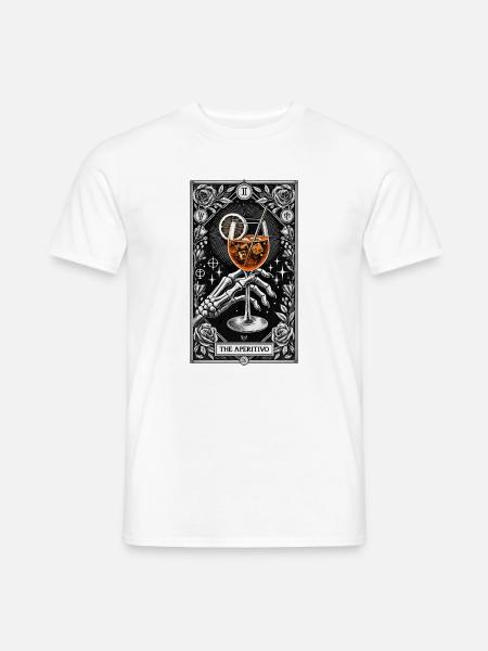The Aperitivo (Spritz) – Mystic Tarot Card - Men's T-Shirt - white