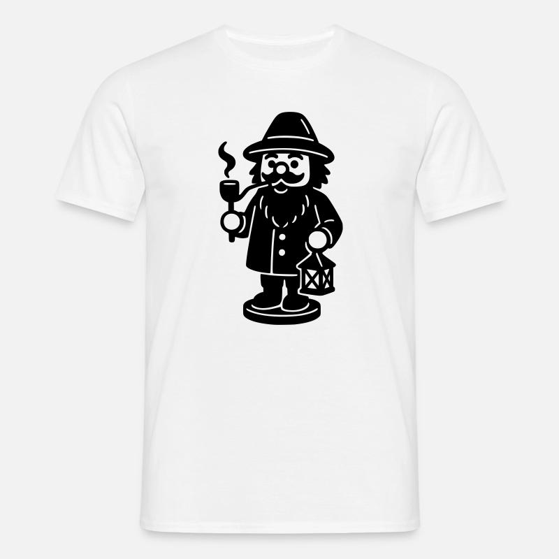 Räuchermännchen - Männer T-Shirt - Weiß