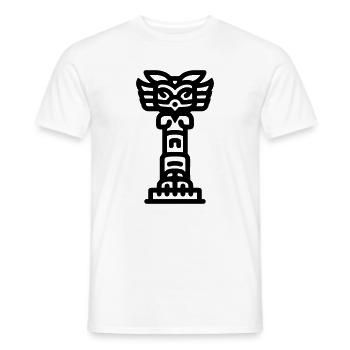 Totem - Männer T-Shirt - Weiß - Vorne - AI Model Male 178 dark (178cm)