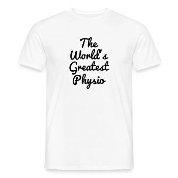 Physiotherapy Physio Krankengymnast Kiné Doctor - Men's T-Shirt - white - Front - AI Model Male 178 dark (178cm)