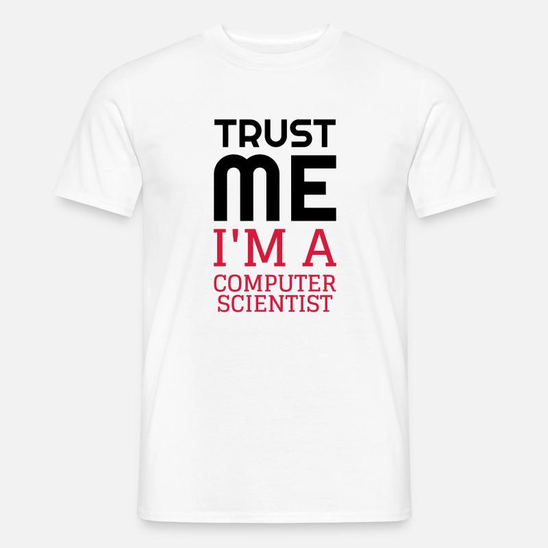 Computer / Informatiker / Aussenseiter / Ingenieur - Männer T-Shirt - Weiß