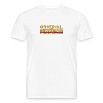 Original seit 43 Limited Edition - Männer T-Shirt - Weiß - Vorne - AI Model Male 178 dark (178cm)