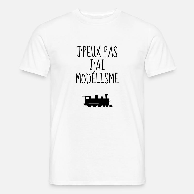 Model Maker Building Modell Modélisme Modéliste - Men’s T-shirt - white