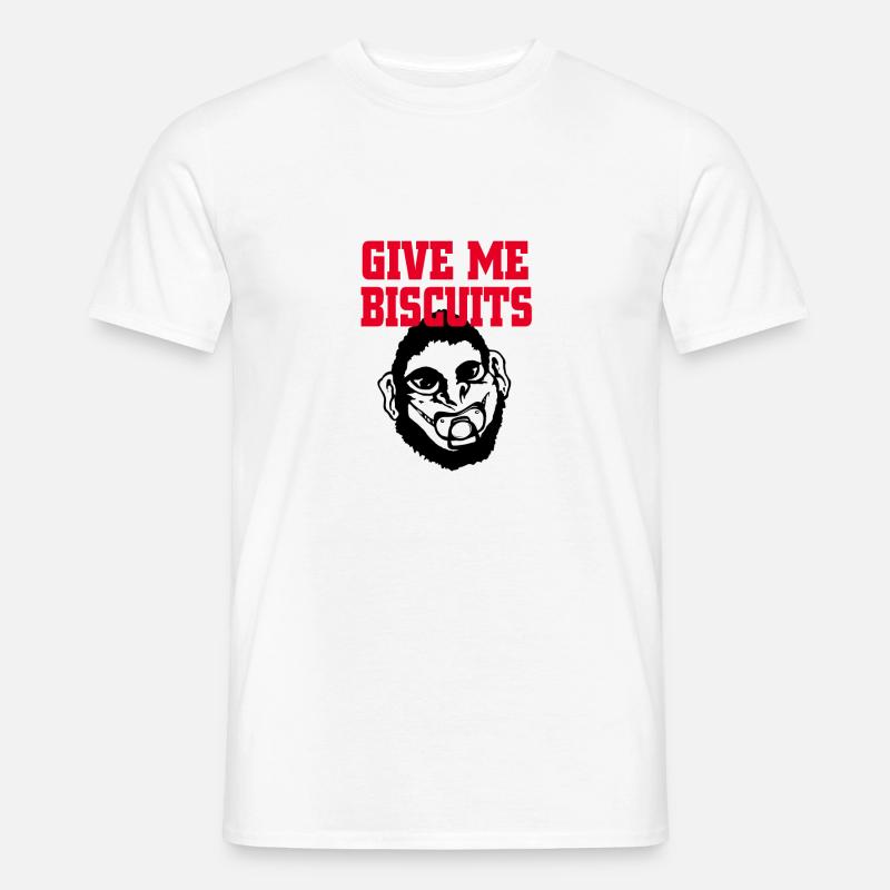 Give me Biscuits - Gorilla Biscuits - Männer T-Shirt - Weiß