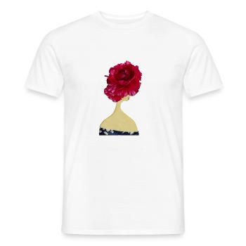 Mujer Azul, Frau in blau - Männer T-Shirt - Weiß - Vorne - AI Model Male 178 dark (178cm)