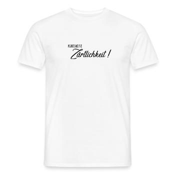 Kübelweise Zärtlichkeit - Männer T-Shirt - Weiß - Vorne - AI Model Male 178 dark (178cm)