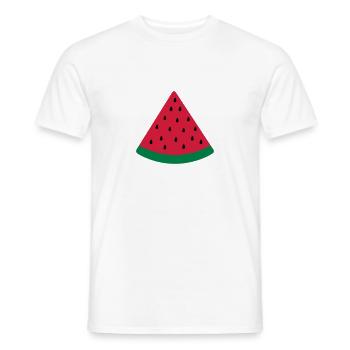 Wassermelone - Männer T-Shirt - Weiß - Vorne - AI Model Male 178 dark (178cm)