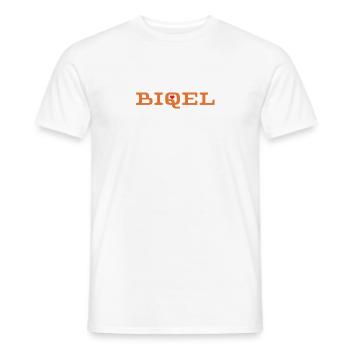 BIQEL - Männer T-Shirt - Weiß - Vorne - AI Model Male 178 dark (178cm)