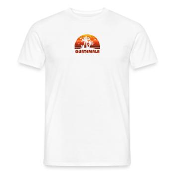 Cool Guatemala Beach coucher de soleil Souvenir - T-shirt homme - blanc - Devant - AI Model Male 178 dark (178cm)