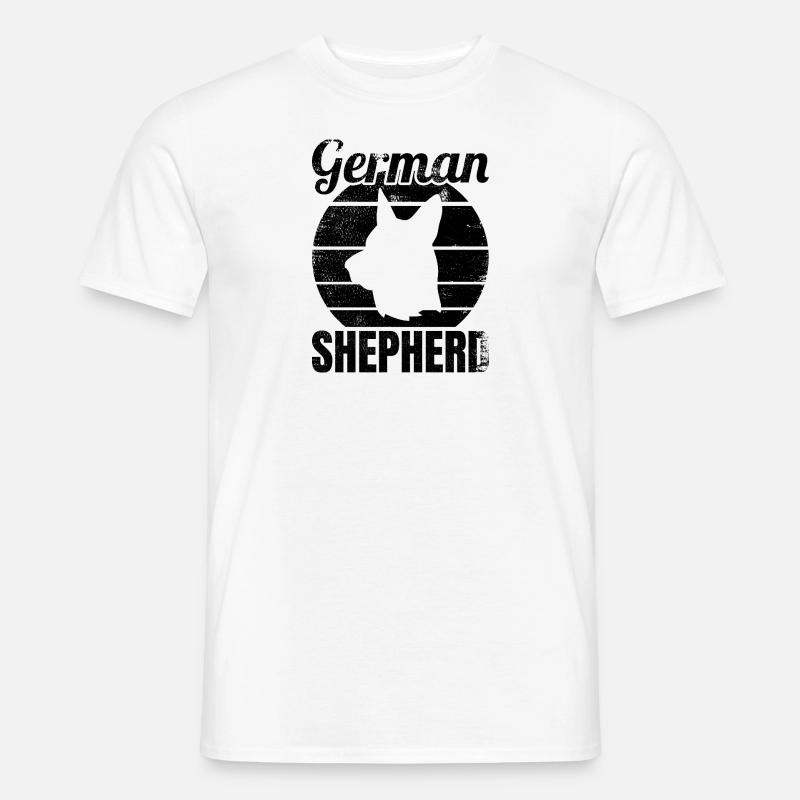 Deutscher Schäferhund - Männer T-Shirt - Weiß