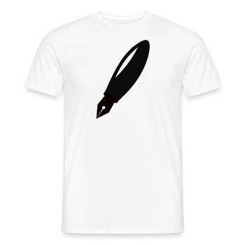 Pen Filler - Men's T-Shirt - white - Front - AI Model Male 178 dark (178cm)