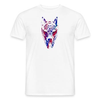 Wolf, Wikinger, germanen, asgard, midgard,valhalla - Männer T-Shirt - Weiß - Vorne - AI Model Male 178 dark (178cm)