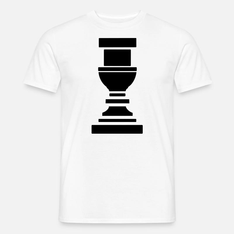 Griechische Säule - Männer T-Shirt - Weiß