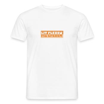 Lit Flexen - Männer T-Shirt - Weiß - Vorne - AI Model Male 178 dark (178cm)