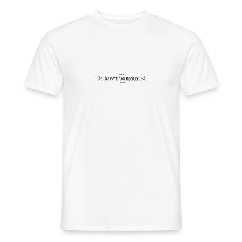 Mont Ventoux - Men's T-Shirt - white - Front - AI Model Male 178 dark (178cm)