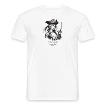 Miss Vigdis - Saint-Enogat - Coeur de Breizh - Men's T-Shirt - white - Front - AI Model Male 178 dark (178cm)
