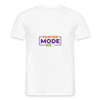House Painter Dad Unique Gifts - Men's T-Shirt - white - Front - AI Model Male 178 dark (178cm)