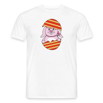 Easter motive Easter Easter bunny - Men's T-Shirt - white - Front - AI Model Male 178 dark (178cm)