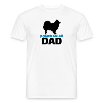 Spitz - Männer T-Shirt - Weiß - Vorne - AI Model Male 178 dark (178cm)