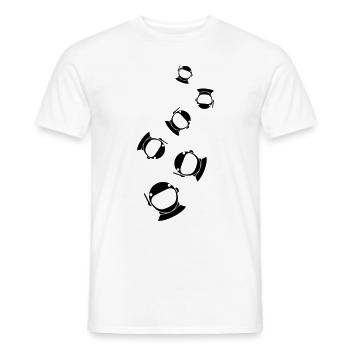 Astronaut icon icon - Men's T-Shirt - white - Front - AI Model Male 178 dark (178cm)
