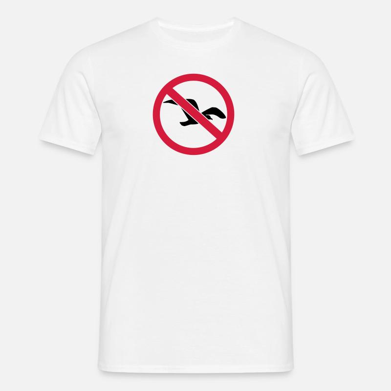 Möwe - Männer T-Shirt - Weiß