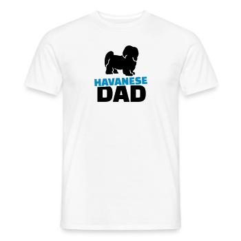 Havaneser - Männer T-Shirt - Weiß - Vorne - AI Model Male 178 dark (178cm)
