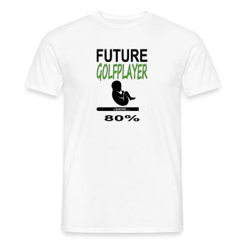 future golf player 80% gift - Men's T-Shirt - white - Front - AI Model Male 178 dark (178cm)