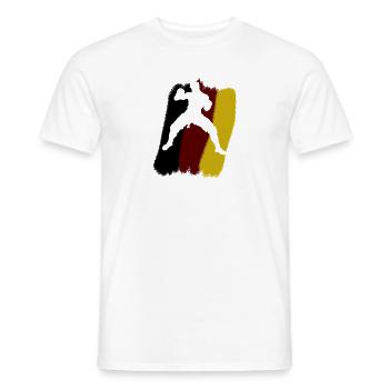 MMA Grappling - Men's T-Shirt - white - Front - AI Model Male 178 dark (178cm)