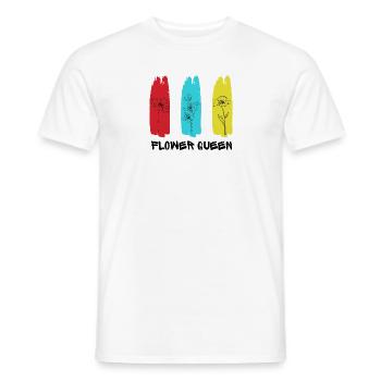 Flower Queen - Männer T-Shirt - Weiß - Vorne - AI Model Male 178 dark (178cm)