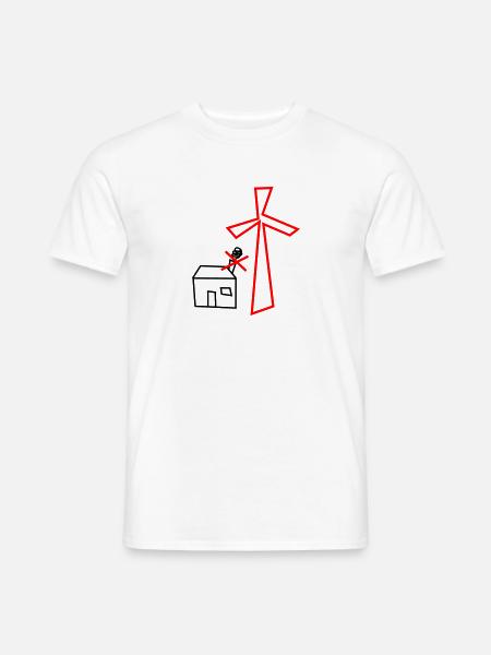 Wind power - Men's T-Shirt - white