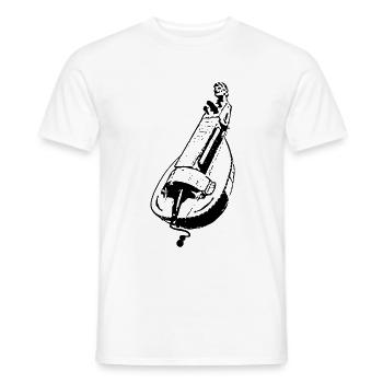 Drehleier - Männer T-Shirt - Weiß - Vorne - AI Model Male 178 dark (178cm)