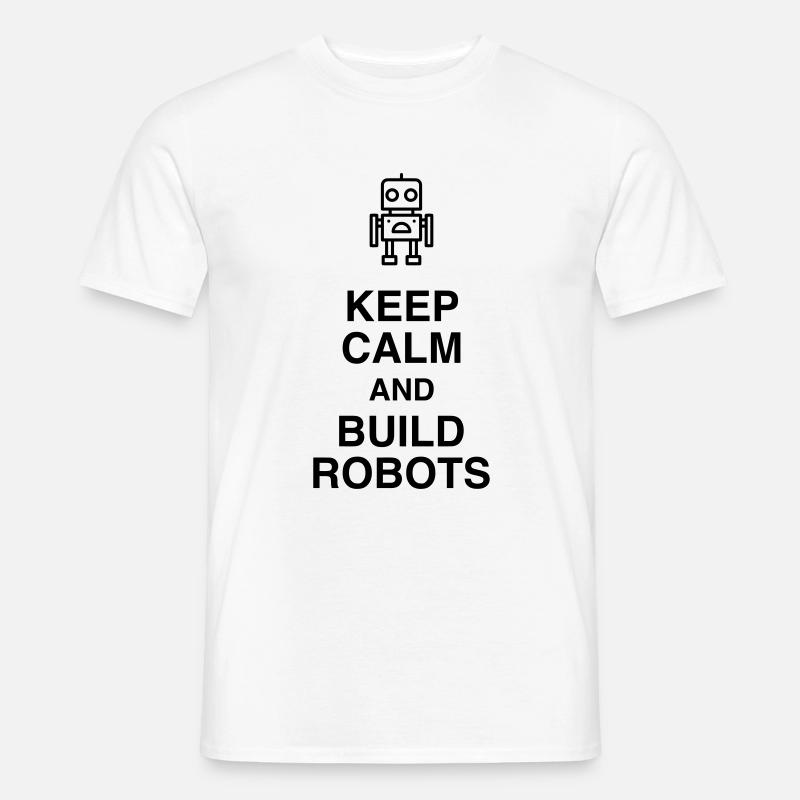 Robotik / Roboter / Robot / Robotics - Männer T-Shirt - Weiß