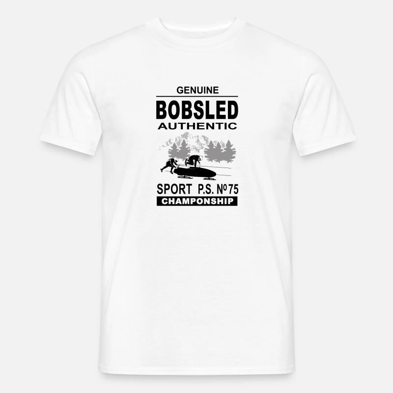 Bobsleigh - Bobsleigh - Men’s T-shirt - white