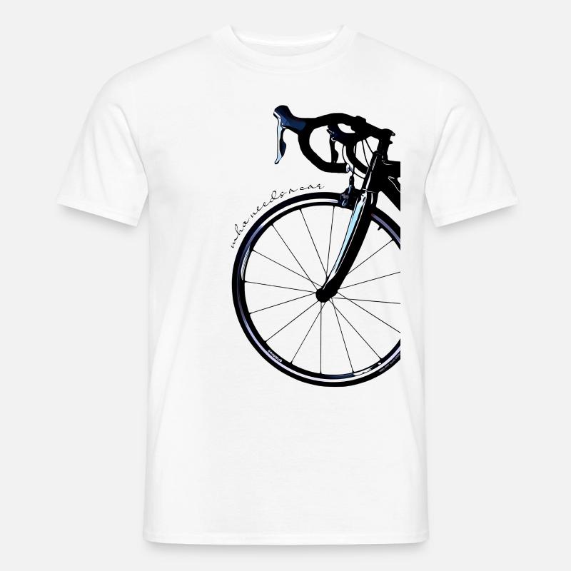 ohne Auto - Männer T-Shirt - Weiß