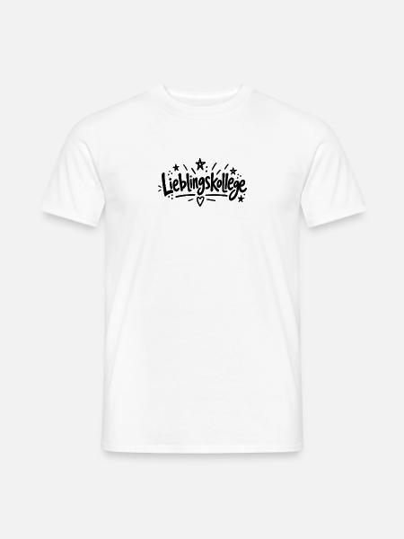 Lieblingskollege - Männer T-Shirt - Weiß