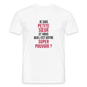 Sister Friend Schwester Soeur Sœur Baby Birth - Men's T-Shirt - white - Front - AI Model Male 178 dark (178cm)