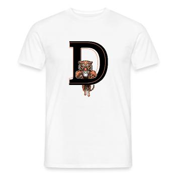 Tiger Brief - Geschenkidee - Männer T-Shirt - Weiß - Vorne - AI Model Male 178 dark (178cm)