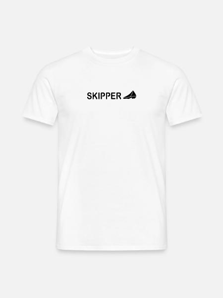 skipper - Männer T-Shirt - Weiß