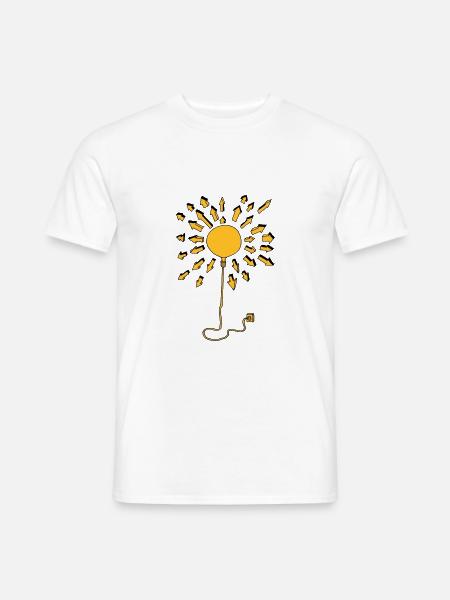 Sun - Men's T-Shirt - white