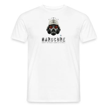 Hardcore - Verzerrte Beats Ungebrochene Geister - Männer T-Shirt - Weiß - Vorne - AI Model Male 178 dark (178cm)