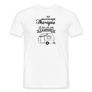 Camper Therapie - Männer T-Shirt - Weiß - Vorne - AI Model Male 178 dark (178cm)