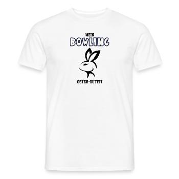 Bowling Ostern Bowlingspieler Oster Outfit - Männer T-Shirt - Weiß - Vorne - AI Model Male 178 dark (178cm)