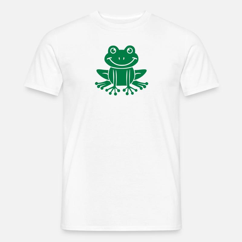 Frosch - Männer T-Shirt - Weiß